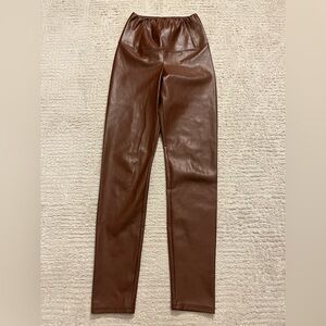Aritzia Wilfred Faux Leather Leggings